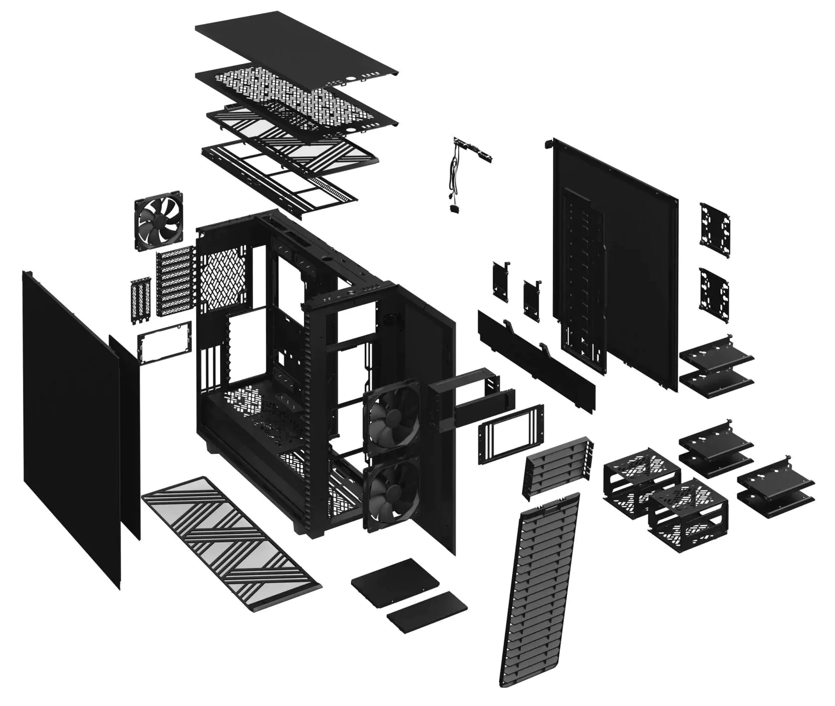 Корпус Fractal Design Define 7 XL черный - изображение № 4