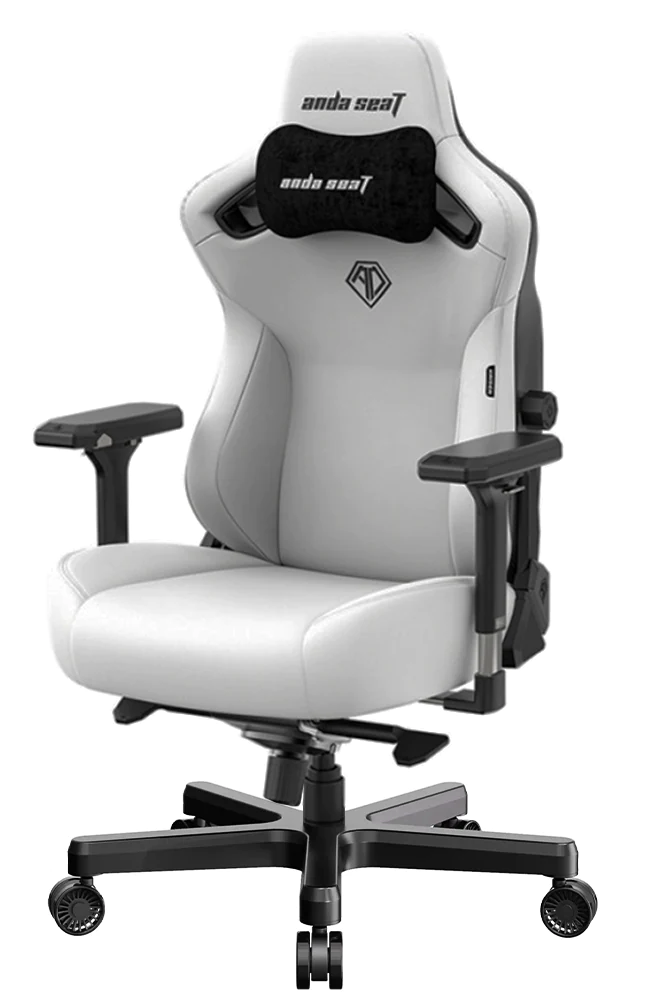 Игровое кресло AndaSeat Kaiser 3 — Cloudy White — XL - изображение № 2