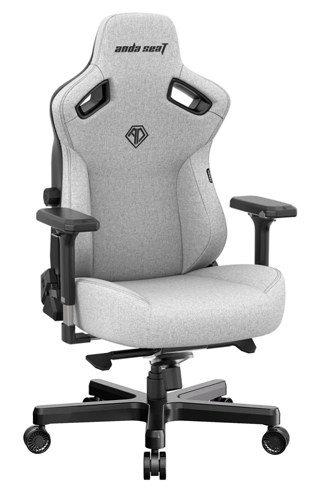 Игровое кресло AndaSeat Kaiser 3 — Linen Fabric Ash Gray — XL