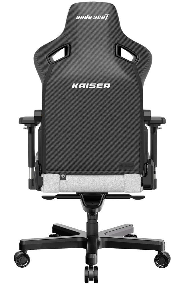 Игровое кресло AndaSeat Kaiser 3 — Linen Fabric Ash Gray — XL - изображение № 4