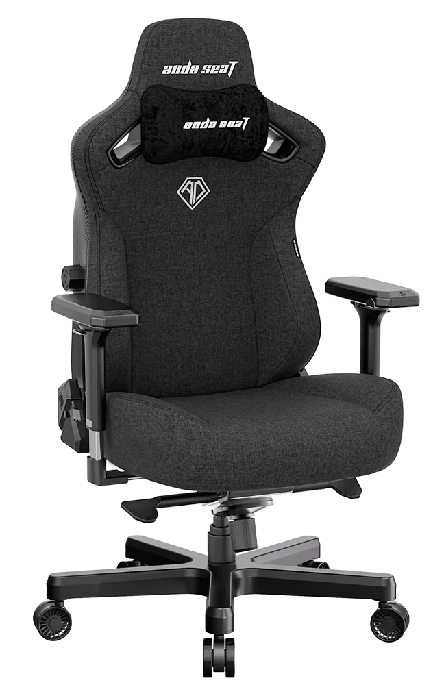 Игровое кресло AndaSeat Kaiser 3 — Linen Fabric Carbon Black — XL