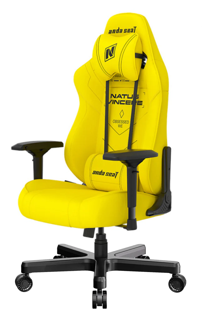 Игровое кресло AndaSeat NAVI Edition — Yellow - изображение № 2