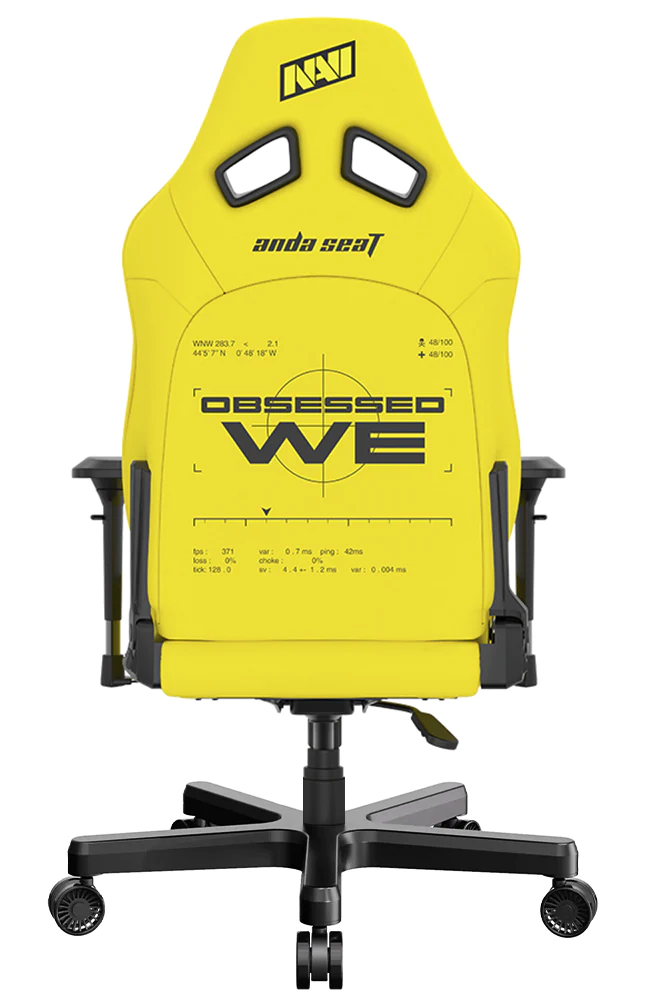 Игровое кресло AndaSeat NAVI Edition — Yellow - изображение № 3