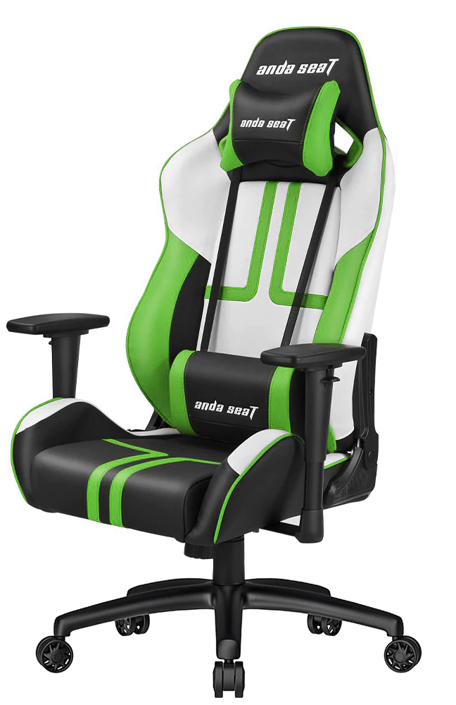 Игровое кресло AndaSeat Viper — Black Green - изображение № 2