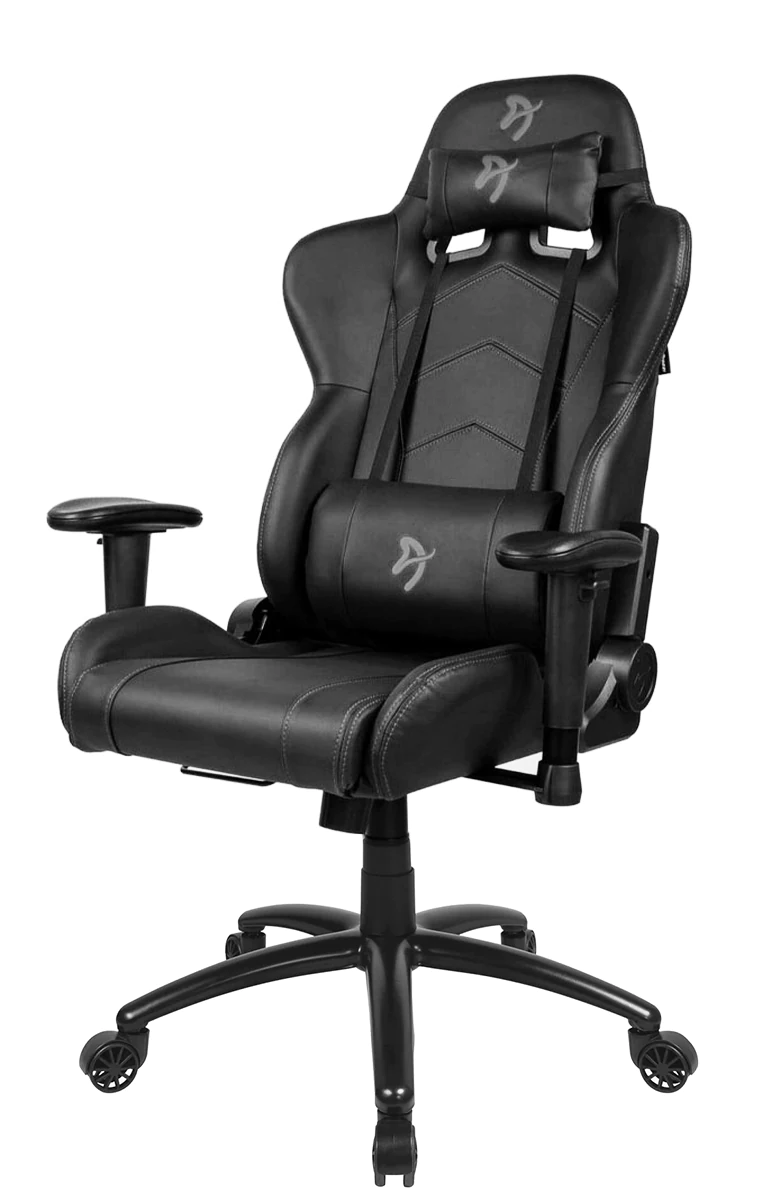Игровое кресло Arozzi Inizio Black PU – Grey logo - изображение № 2