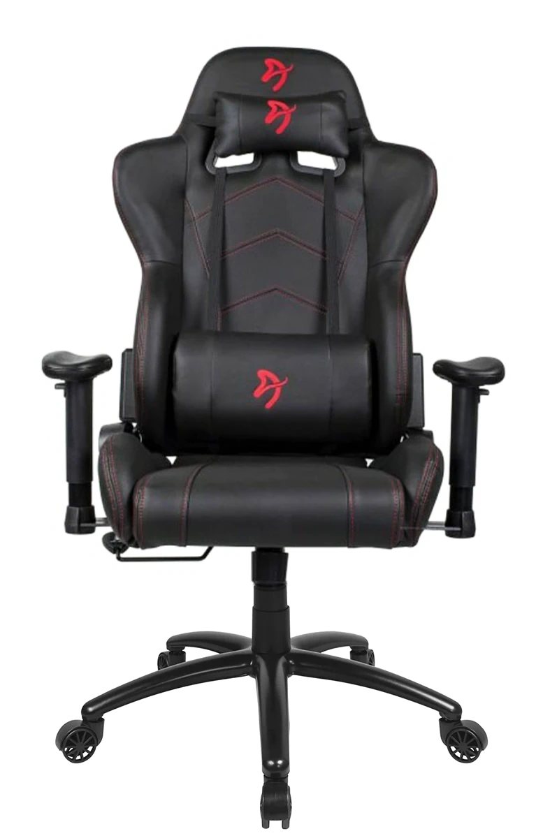 Игровое кресло Arozzi Inizio Black PU – Red logo - изображение № 1
