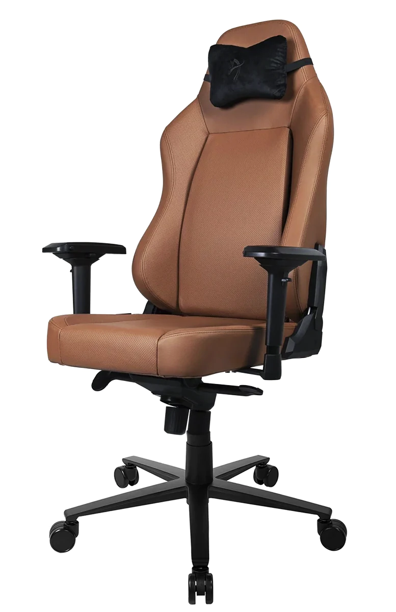 Игровое кресло Arozzi Primo – Full Premium Leather – Brown - изображение № 2