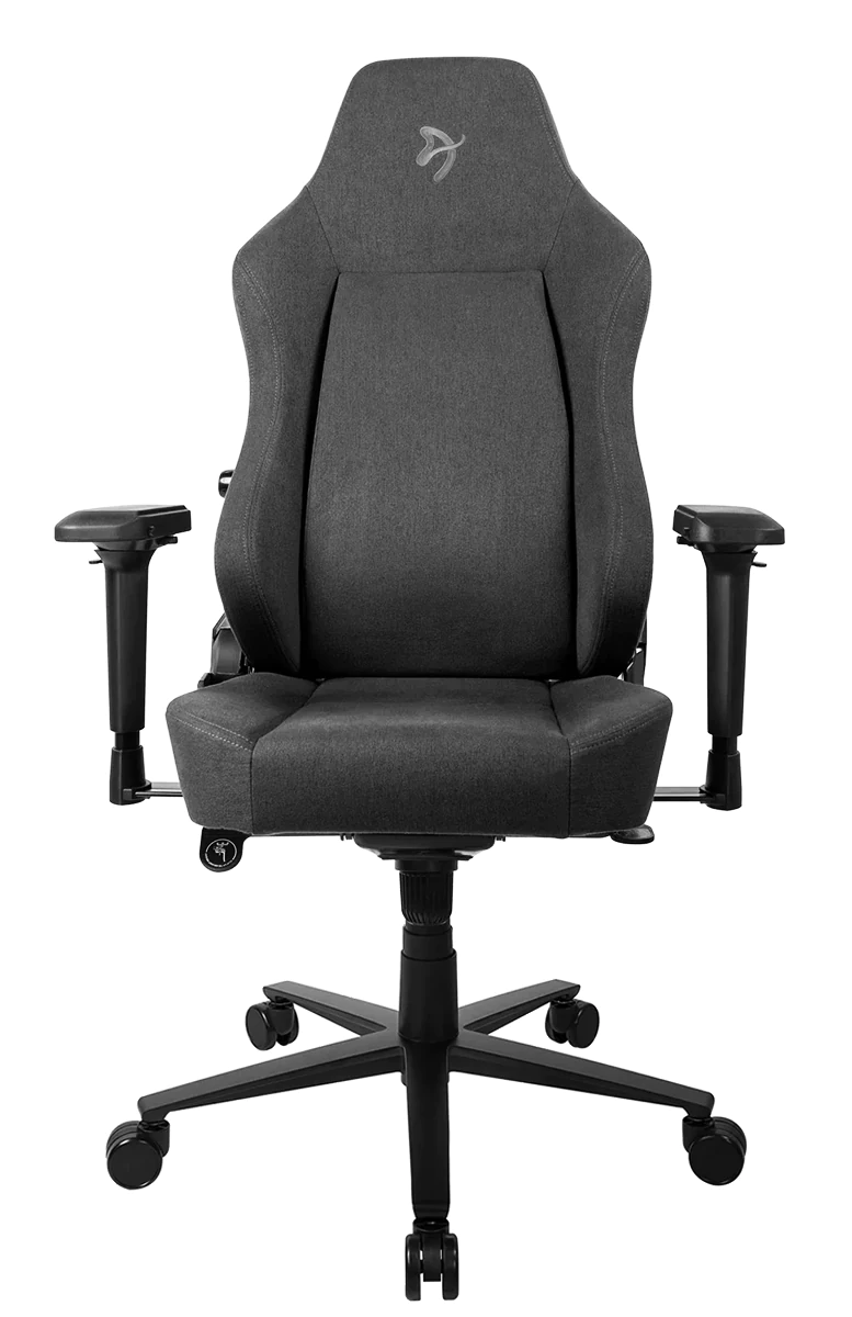 Игровое кресло Arozzi Primo Woven Fabric – Black – Grey logo - изображение № 1