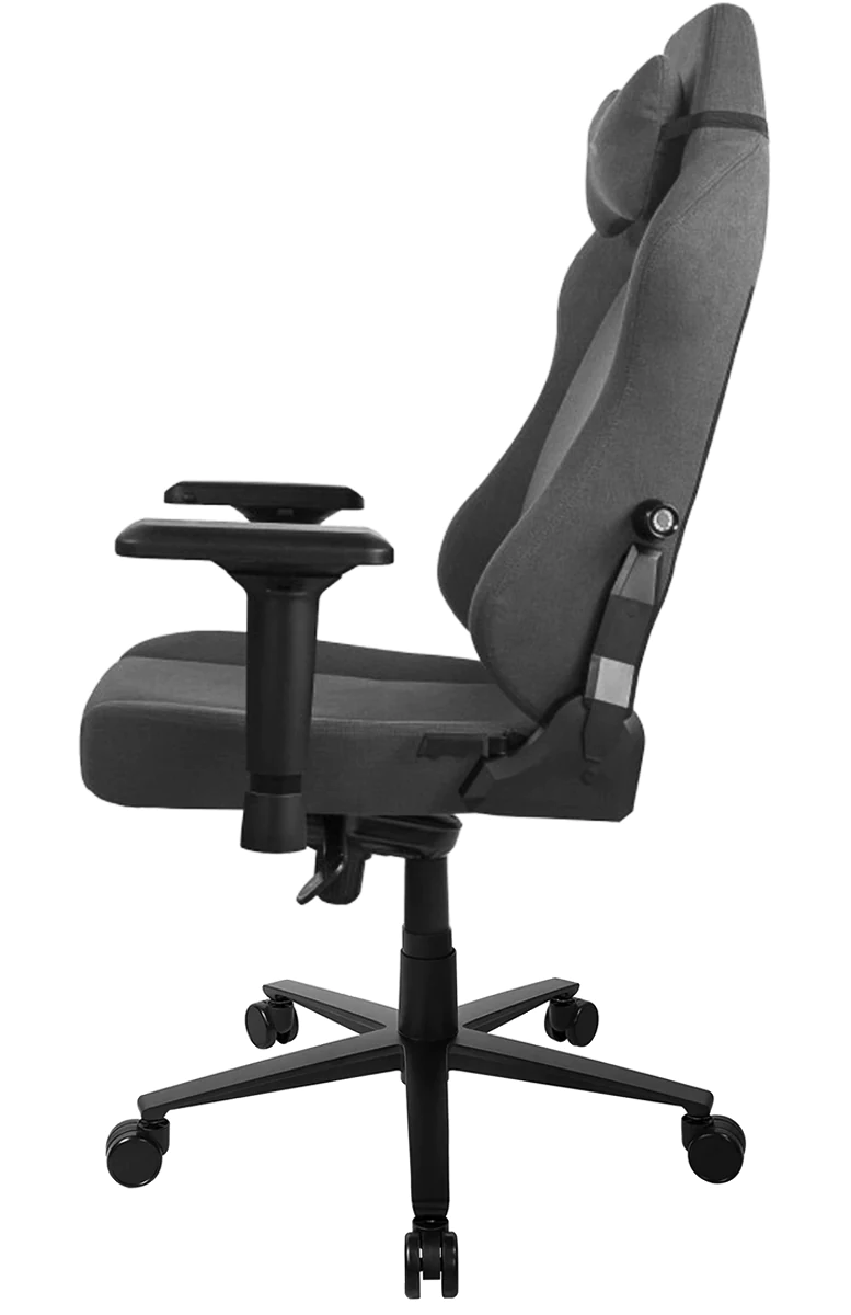 Игровое кресло Arozzi Primo Woven Fabric – Black – Grey logo - изображение № 3