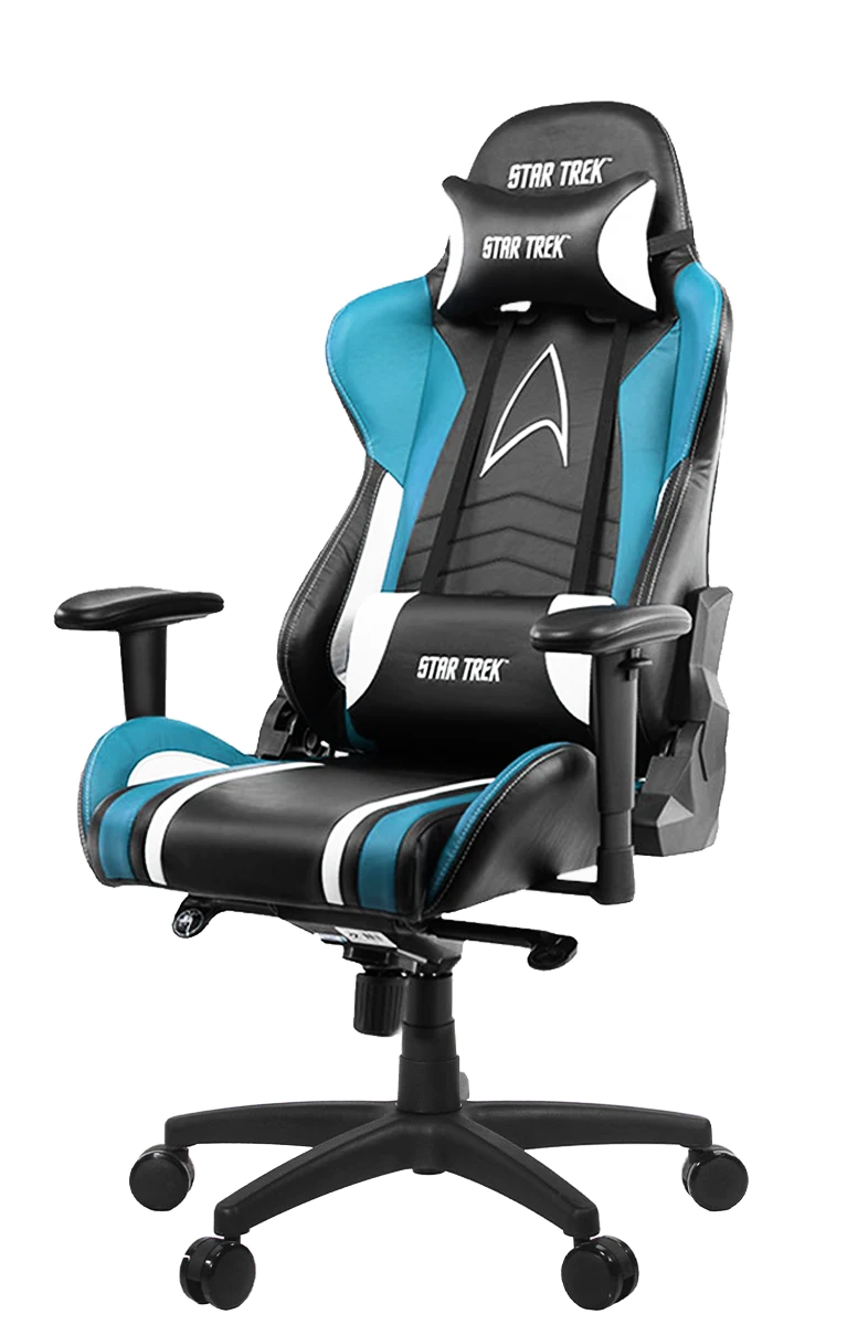 Игровое кресло Arozzi Verona Pro StarTrek Edition Blue - изображение № 2
