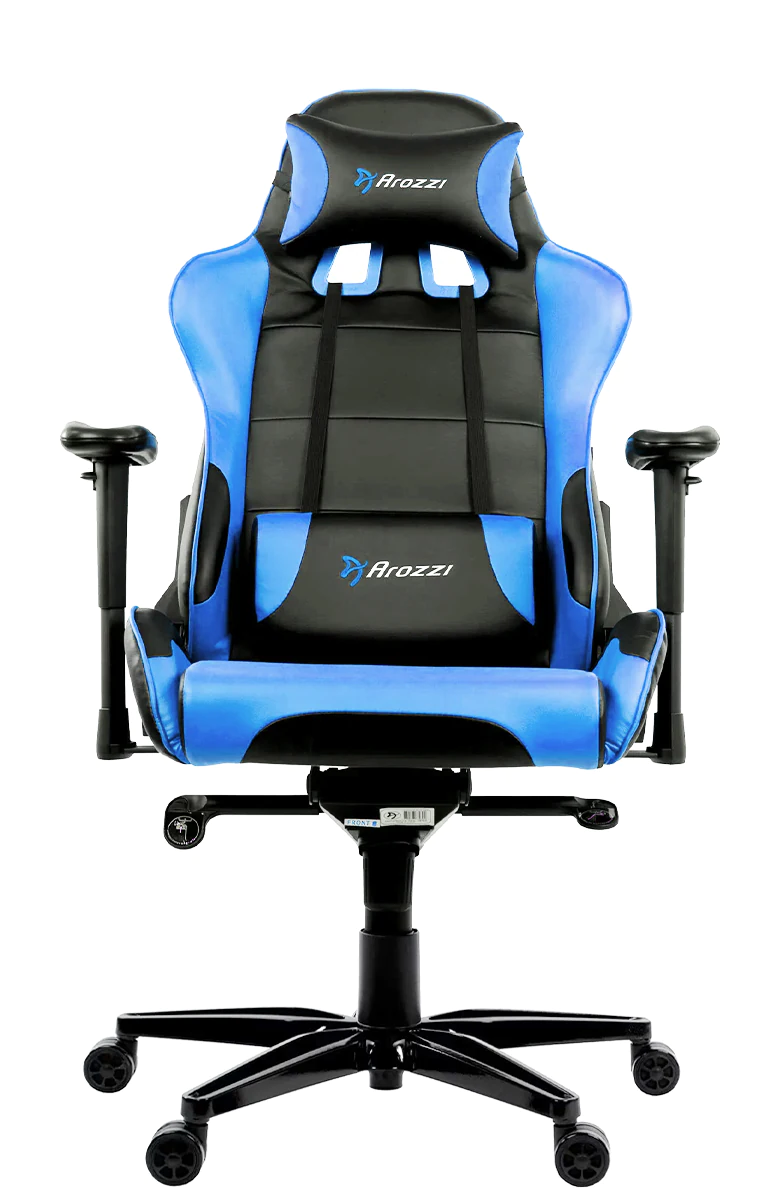 Игровое кресло Arozzi Verona XL+ Blue - изображение № 1