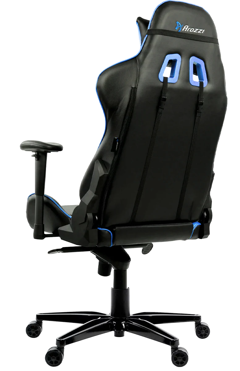 Игровое кресло Arozzi Verona XL+ Blue - изображение № 4