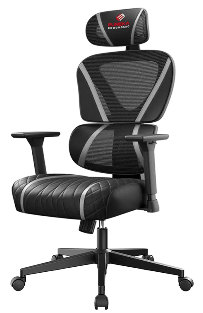 Игровое кресло Eureka Ergonomic Norn — Grey - изображение № 1