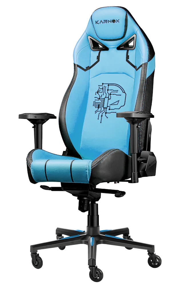 Игровое кресло Karnox Gladiator Cybot Edition — Blue - изображение № 2