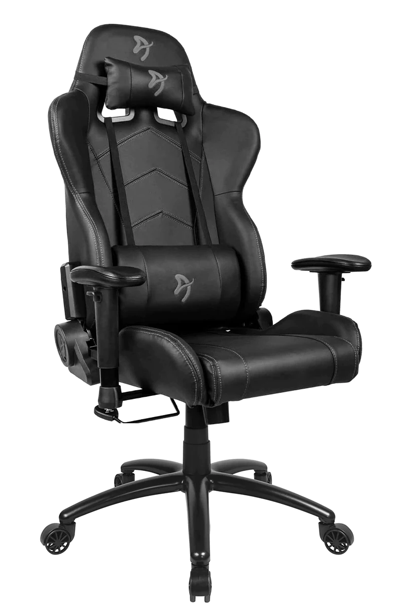 Игровое кресло Arozzi Inizio Black PU – Grey logo