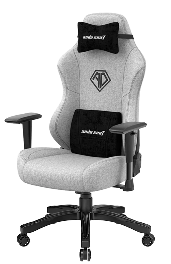 Игровое кресло AndaSeat Phantom 3 – Linen Fabric Ash Grey - изображение № 2
