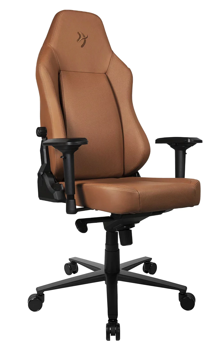 Игровое кресло Arozzi Primo – Full Premium Leather – Brown