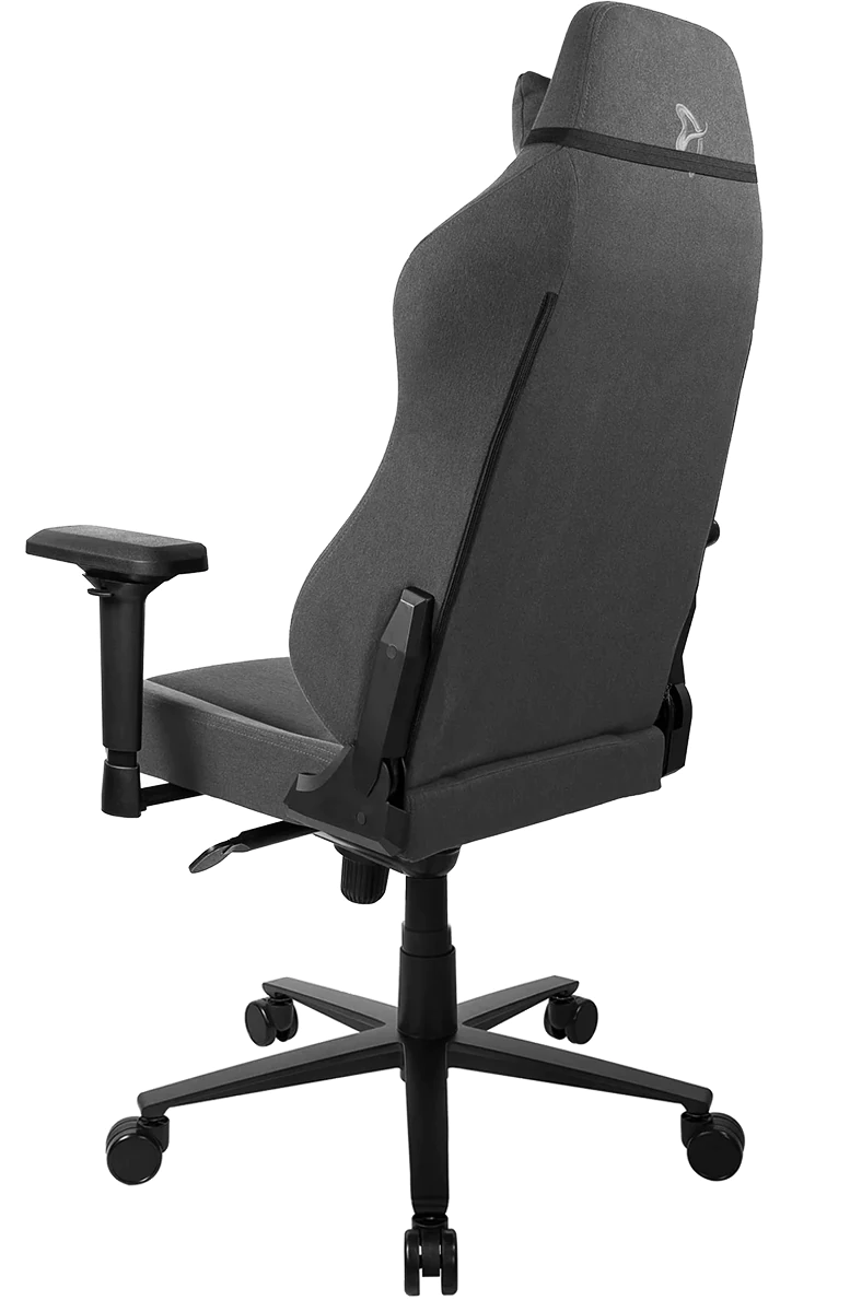 Игровое кресло Arozzi Primo Woven Fabric – Black – Grey logo - изображение № 4