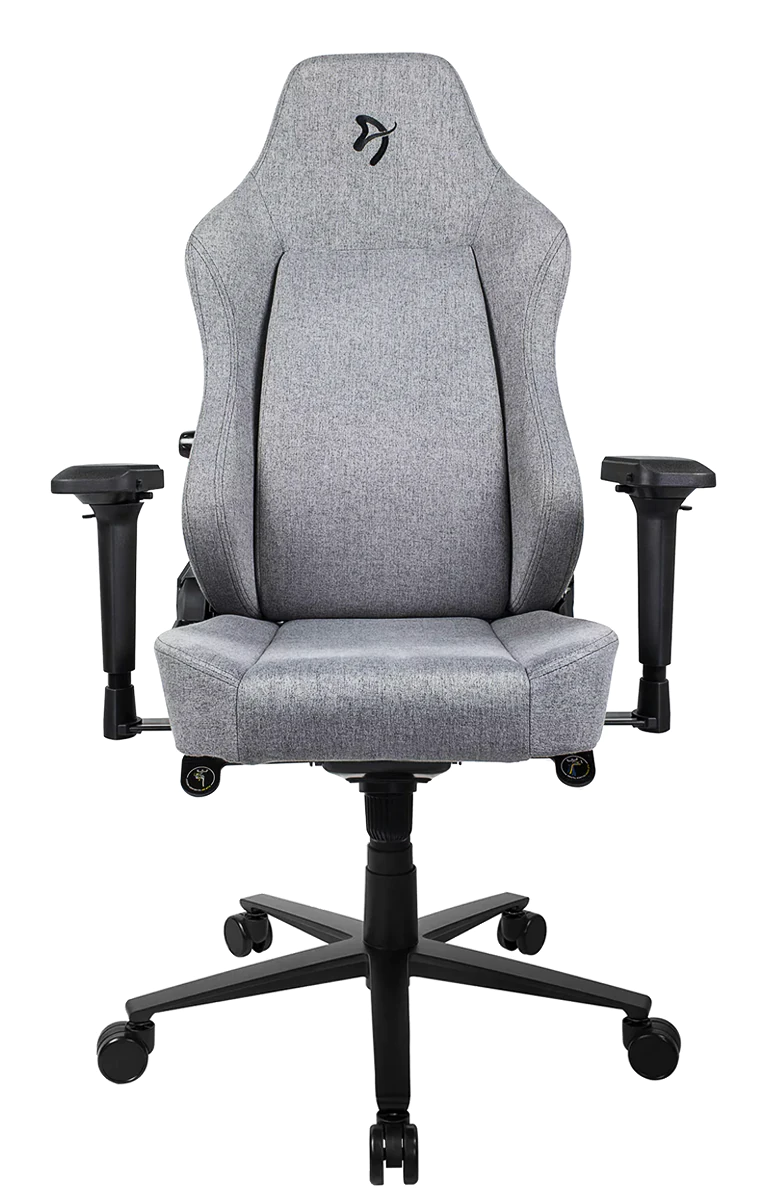 Игровое кресло Arozzi Primo Woven Fabric – Grey – Black logo - изображение № 1