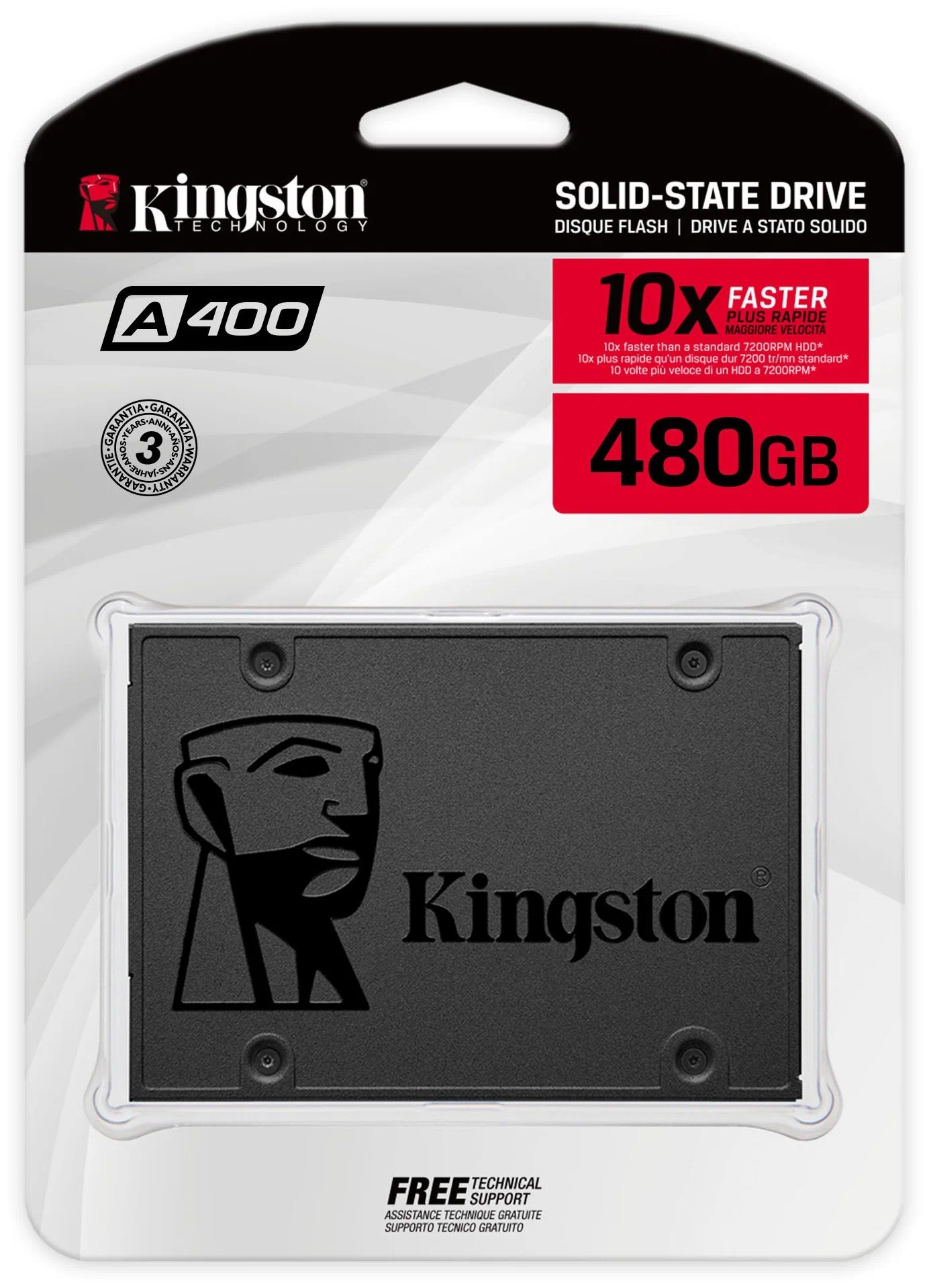 SSD Kingston A400, [480 ГБ] - изображение № 3