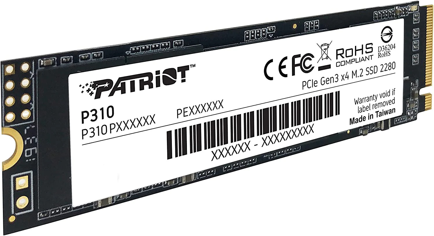 SSD Patriot P310, [480 ГБ] - изображение № 1