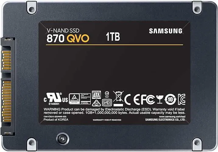 SSD SAMSUNG 870 QVO, [1000 ГБ] - изображение № 4