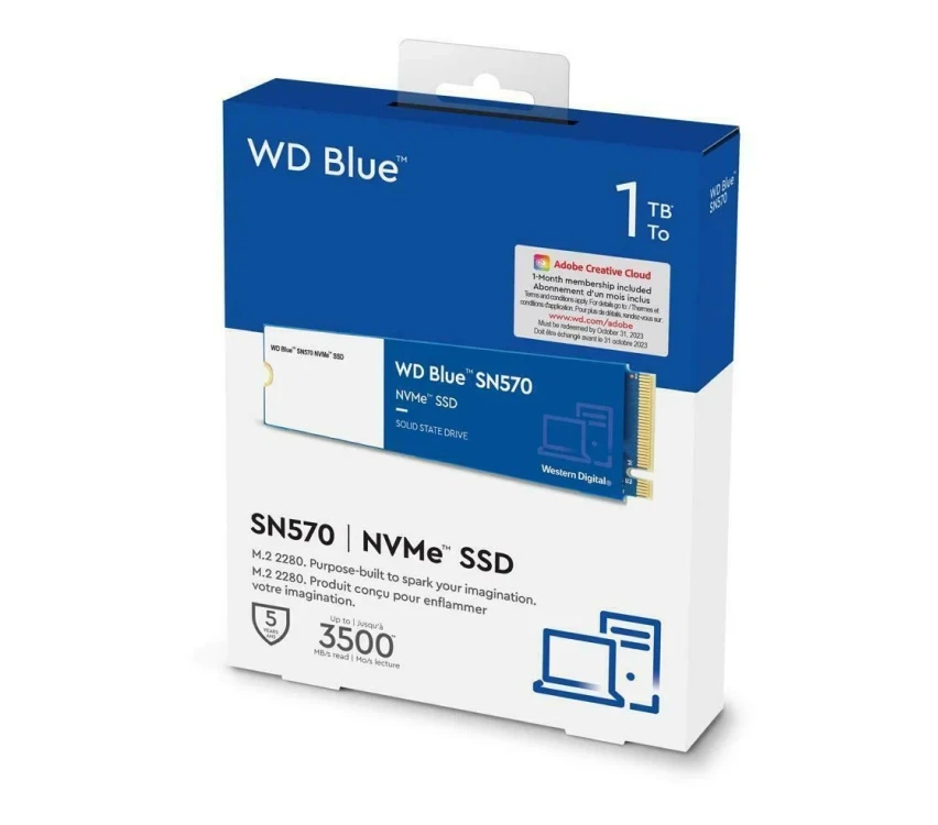 SSD WD Blue SN570, [1000 ГБ] - изображение № 2