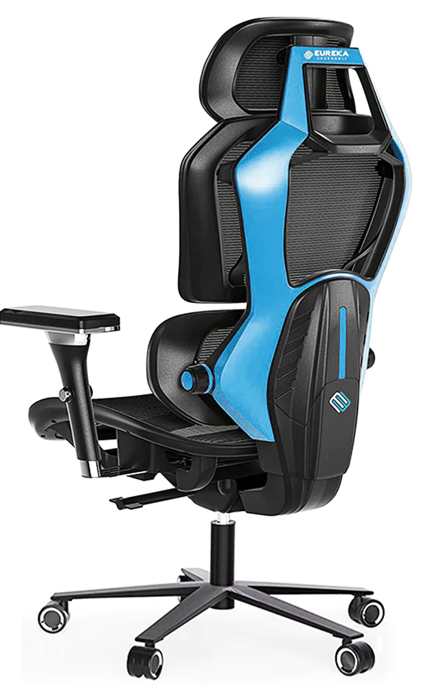 Игровое кресло Eureka Ergonomic TYPHON Blue - изображение № 3