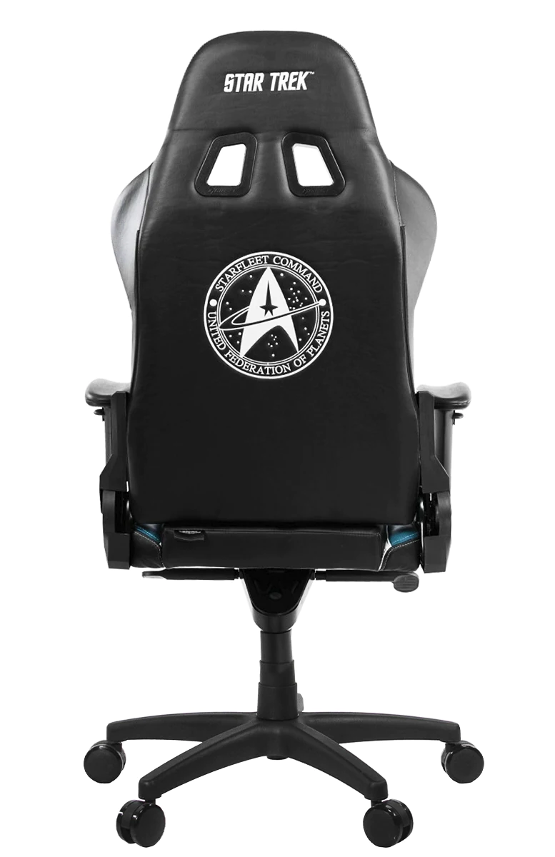 Игровое кресло Arozzi Verona Pro StarTrek Edition Blue - изображение № 4
