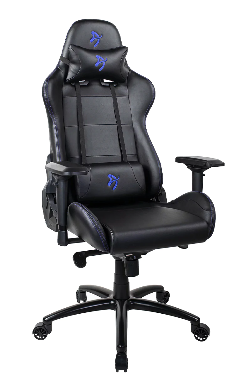 Игровое кресло Arozzi Verona Signature Black PU – Blue Logo