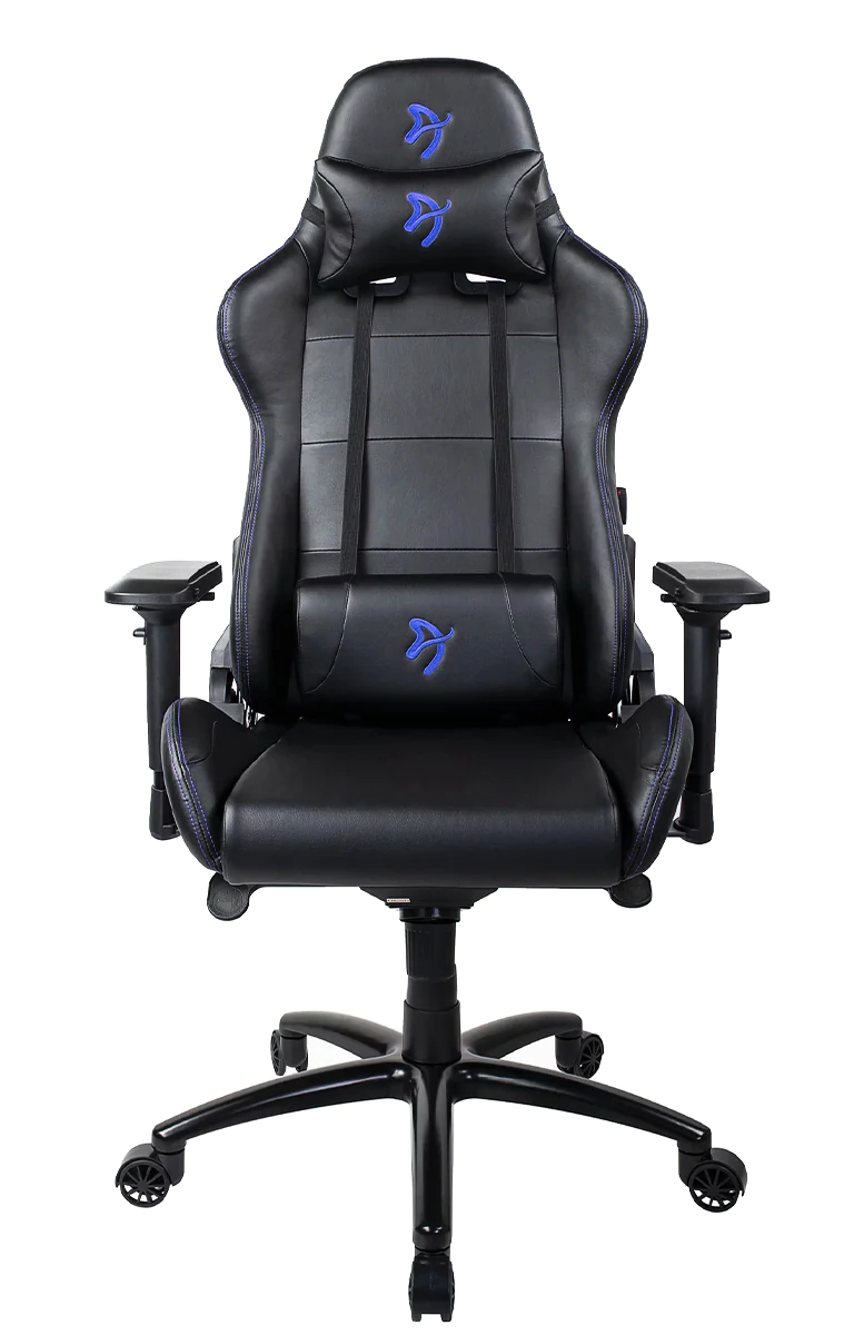 Игровое кресло Arozzi Verona Signature Black PU – Blue Logo - изображение № 1
