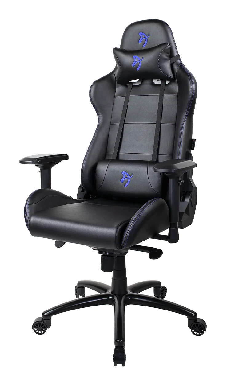 Игровое кресло Arozzi Verona Signature Black PU – Blue Logo - изображение № 2