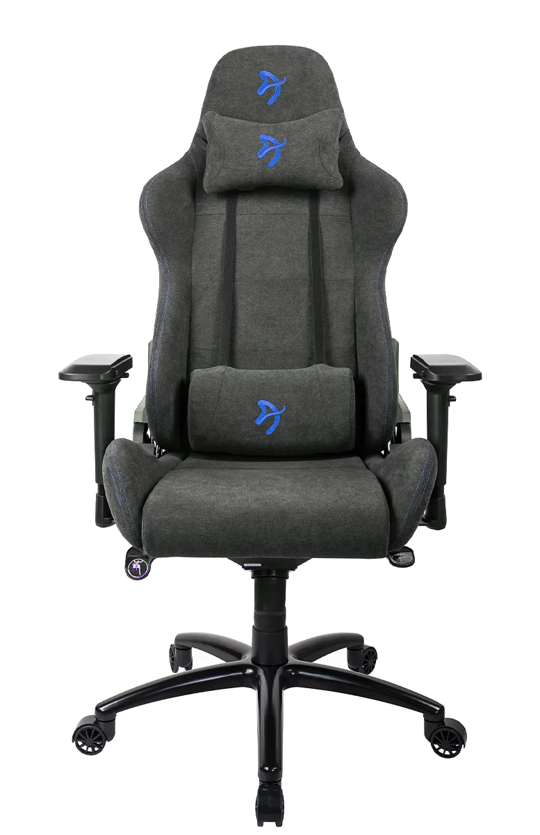 Игровое кресло Arozzi Verona Signature Soft Fabric – Blue Logo - изображение № 1