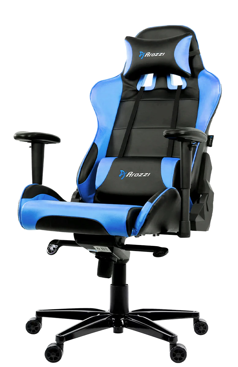 Игровое кресло Arozzi Verona XL+ Blue - изображение № 2