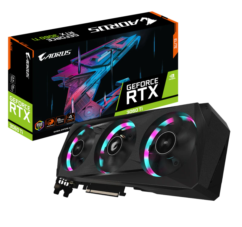 Видеокарта GeForce RTX™ 3060 Ti ELITE 8G (rev. 1.0) - изображение № 7