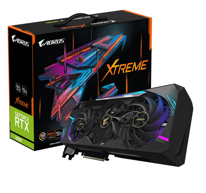 Видеокарта AORUS GeForce RTX™ 3080 XTREME 10G (rev. 2.0) - изображение № 7