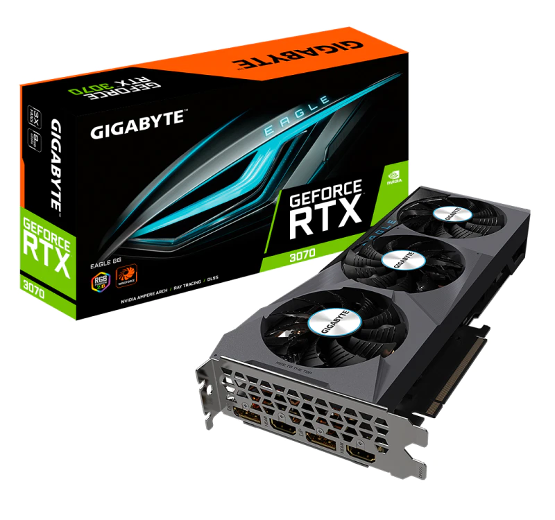 Видеокарта GeForce RTX™ 3070 EAGLE 8G (rev. 1.0) - изображение № 7