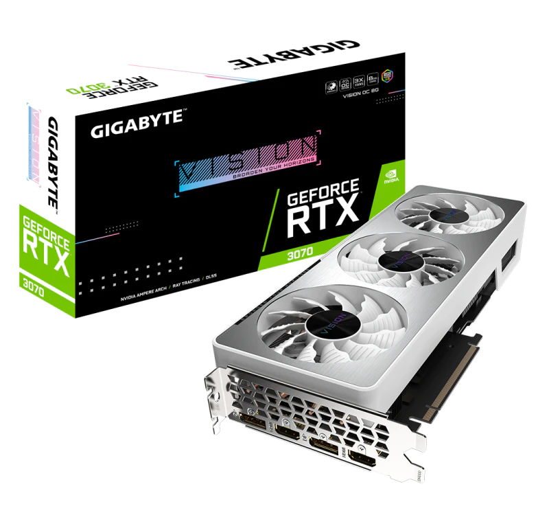 Видеокарта GeForce RTX™ 3070 VISION OC 8G (rev. 2.0) - изображение № 7