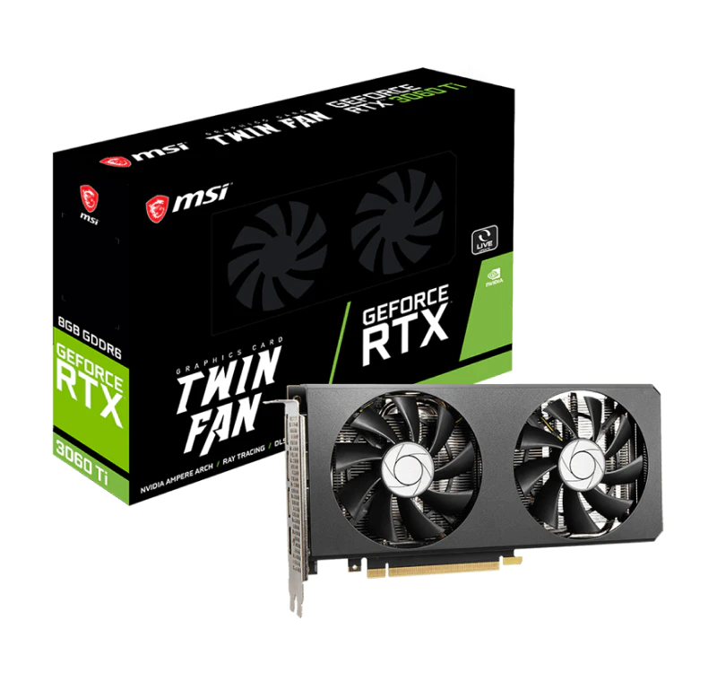 Видеокарта GeForce RTX™ 3060 Ti TWIN FAN 8G LHR - изображение № 4