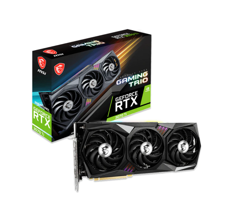 Видеокарта GeForce RTX™ 3070 Ti GAMING TRIO 8G - изображение № 5