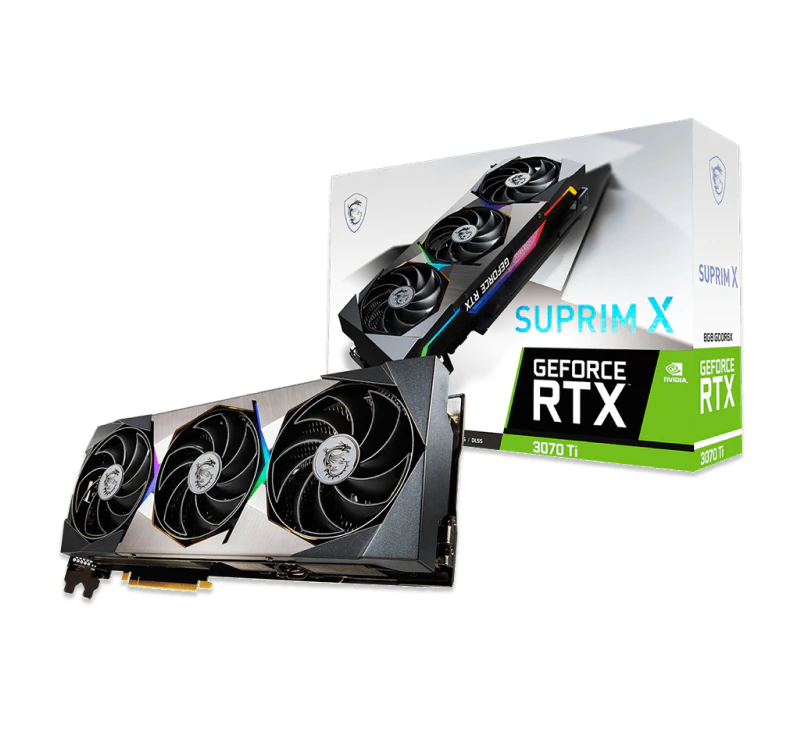 Видеокарта GeForce RTX™ 3070 Ti SUPRIM X 8G - изображение № 4