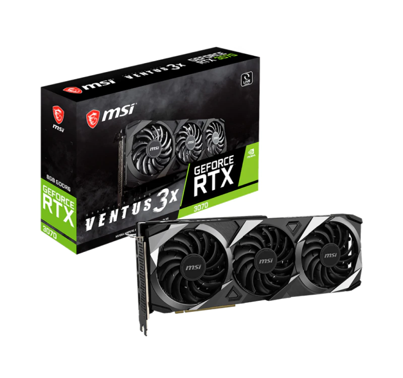 Видеокарта GeForce RTX™ 3070 VENTUS 3X 8G LHR - изображение № 5
