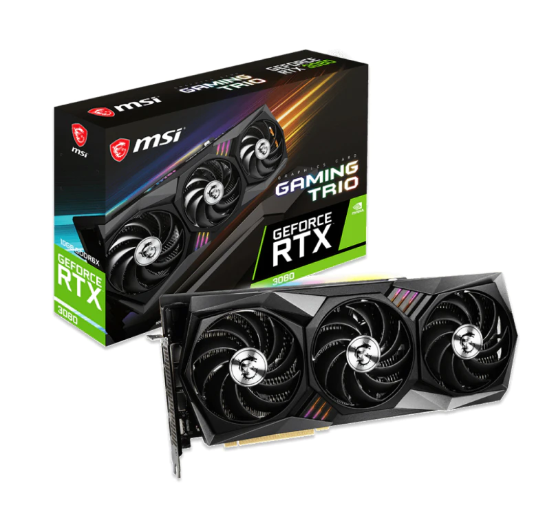 Видеокарта GeForce RTX™ 3080 GAMING TRIO 10G - изображение № 5