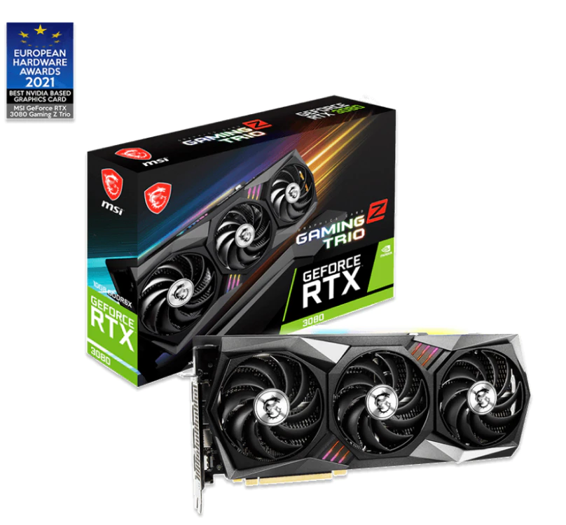 Видеокарта GeForce RTX™ 3080 GAMING Z TRIO 10G - изображение № 5