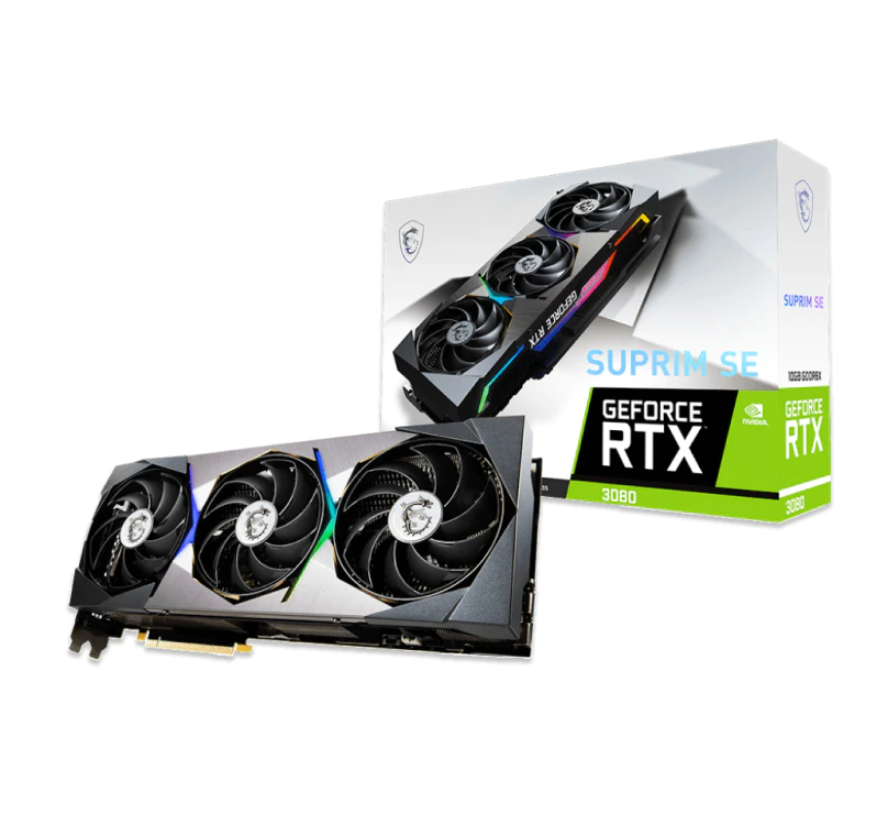 Видеокарта GeForce RTX™ 3080 SUPRIM SE 10G LHR - изображение № 4