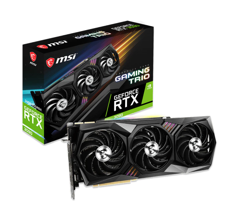 Видеокарта GeForce RTX™ 3090 GAMING TRIO 24G - изображение № 4