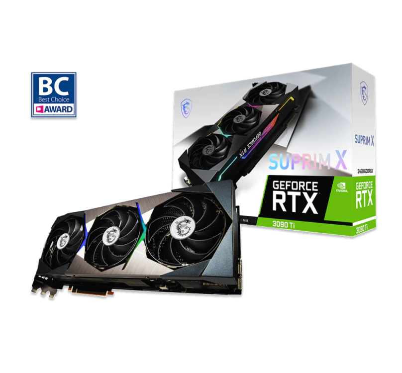 Видеокарта GeForce RTX™ 3090 Ti SUPRIM X 24G - изображение № 4